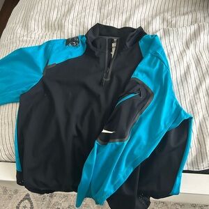 Nike Black and Blue Performance Jacket